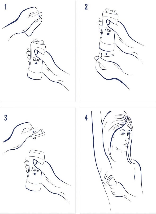 Dove - Original Anti-Perspirant Deodorant Stick White 40ml - Image 1