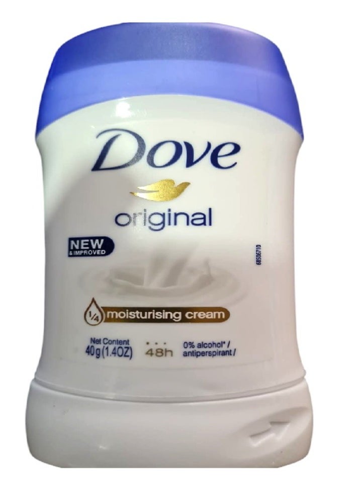 Dove - Original Anti-Perspirant Deodorant Stick White 40ml - Image 1