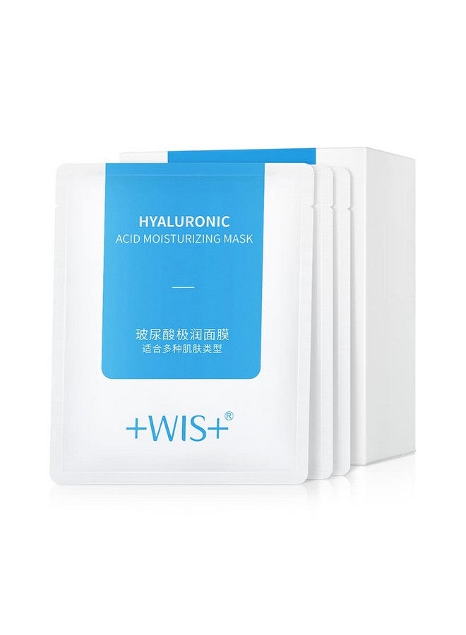 +WIS+ Wis+ Hyaluronic Acid Essence 24 Sheet Mask With Aloe Vera Vitamin B5 Deep Hydration And Moisturizing Anti Aging Facial Mask Beauty Mask For All Skin Care Type  - Image 1