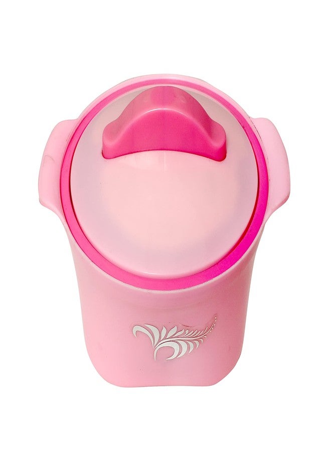ANTIL'S Stainless Steel Serving Insulated Casserole for Roti, Chapati & Cooked Food Storage (2000ml) (Pink)