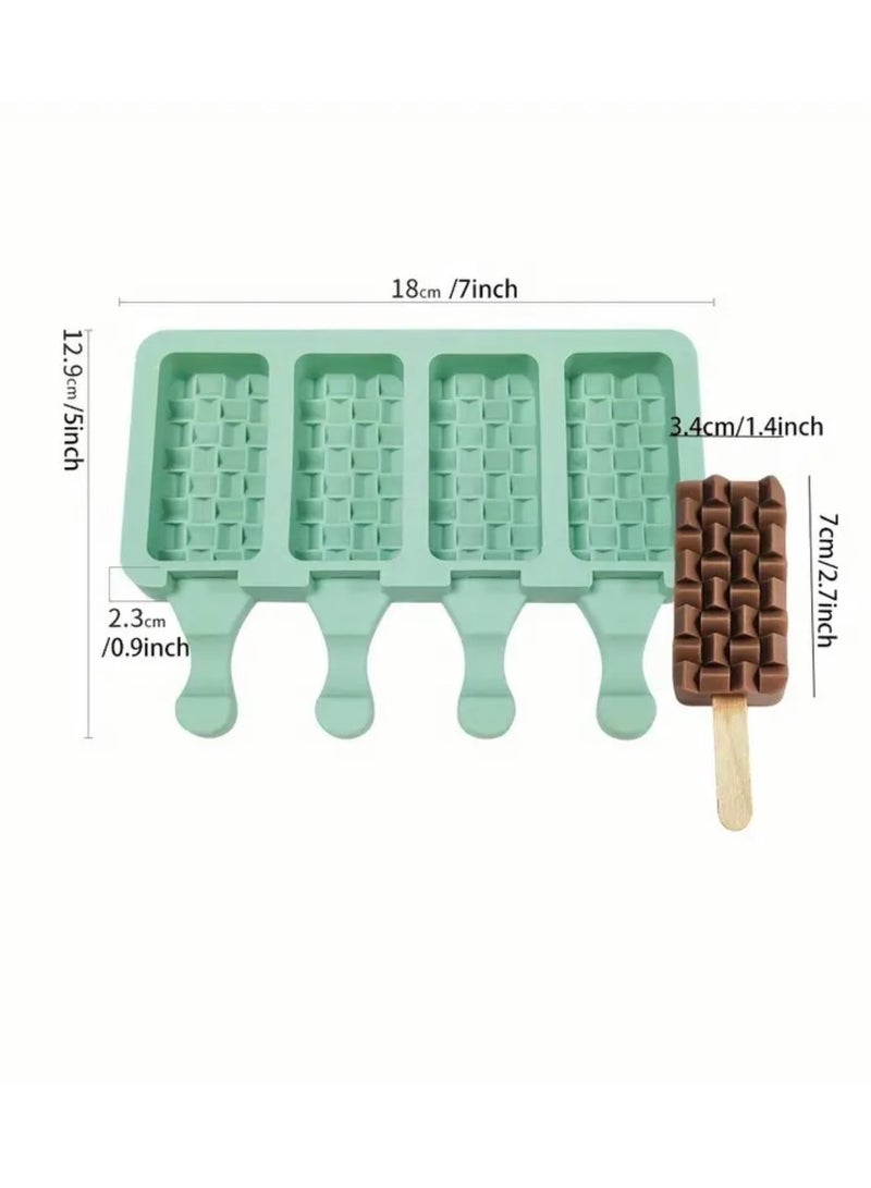 جست كواليتي قطعة واحدة، قالب المصاصة السيليكون، قوالب الثلج، قوالب الآيس كريم القابلة لإعادة الاستخدام، إكسسوارات الشاطئ، أدوات المطبخ الصيفية، أدوات المطبخ، إكسسوارات المطبخ - Image 4