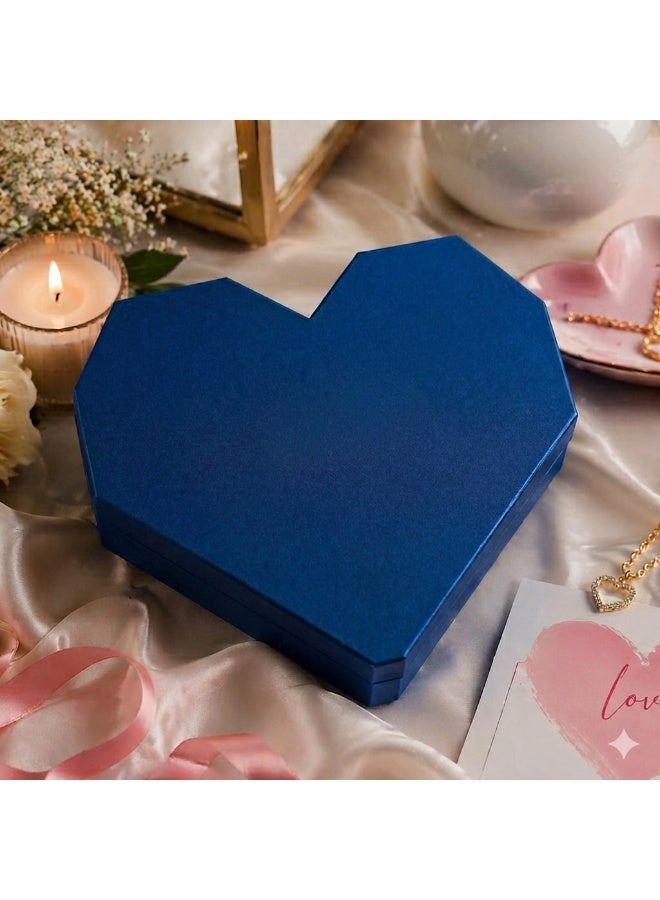 A luxurious heart-shaped gift box – express your feelings in the most elegant way with this exquisite gift box featuring a unique geometric heart design. Its beautiful and attractive color makes it the perfect choice for gift wrapping on romantic occasions, birthdays, and anniversaries