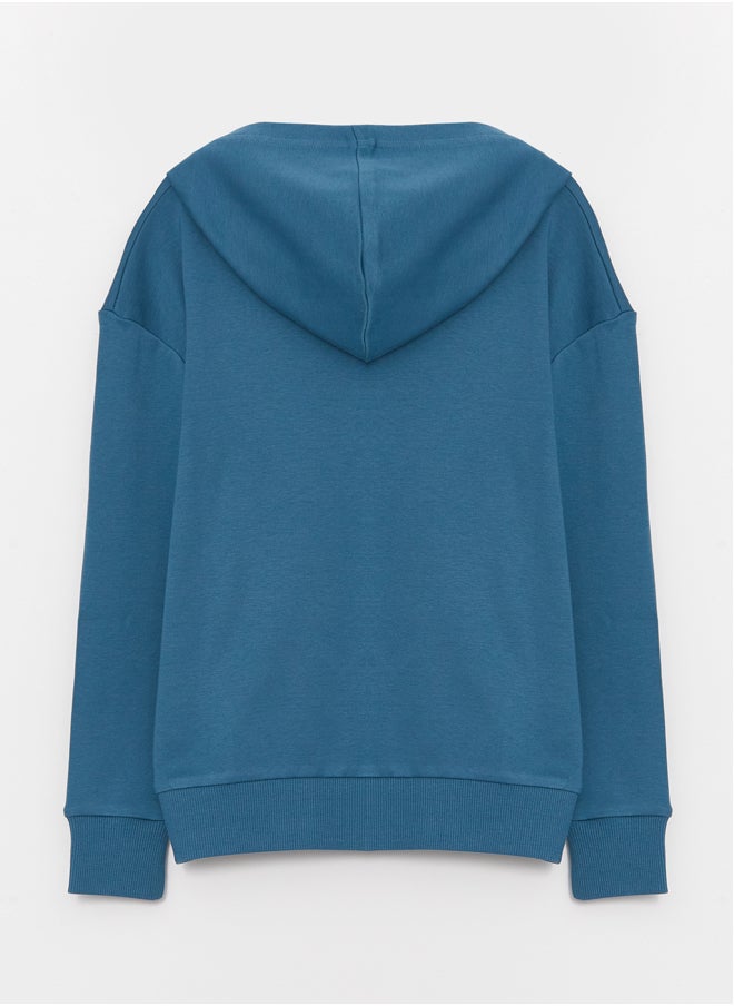 LC WAIKIKI Comfortable Fit Hooded Boy's Hoodie  - Image 2