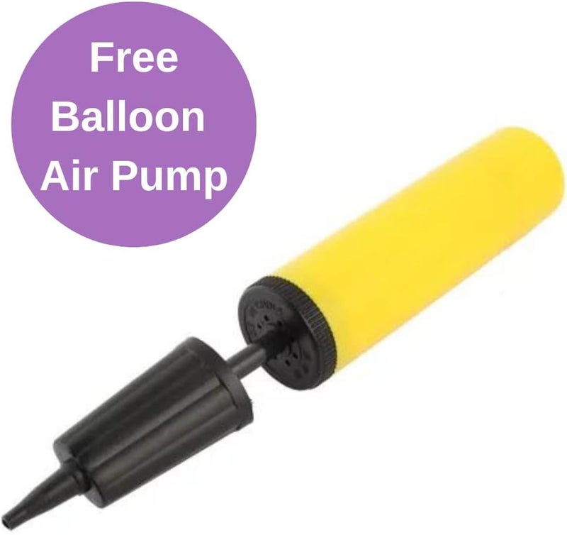 Mumfactory 25 Large Punch Balloons for Kids - Assorted Colors with Free Pump - Image 3