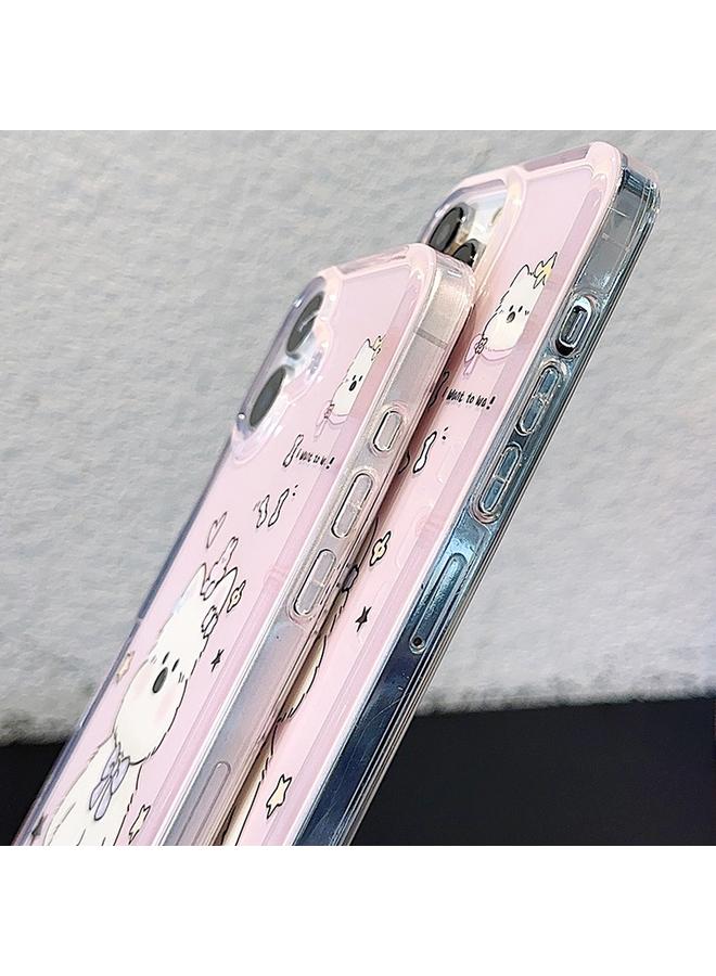 Zaboon Case For iPhone 13 Pro Max Double-sided IMD Puppy Print TPU Phone Case - Image 3