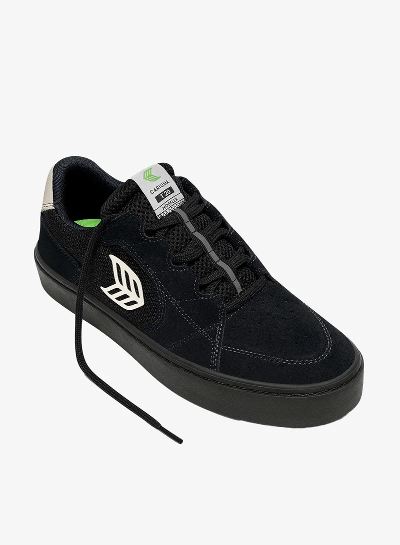 كاريوما سنيكر  برو باللون الأسود بالكامل من السويد والشبك وشعار العاجي