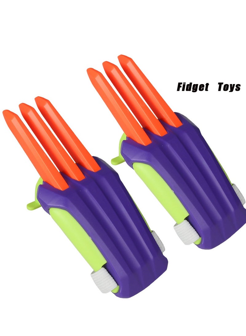 Furtey 2 Pcs Fidget Toy, retractable toys Carrot paw Sensory Toys,  Fidget Toys, Funny toys for kids, Used to Relieve Stress,Anxiety, Best Party Favors for Kids Goodie Bags - Image 1