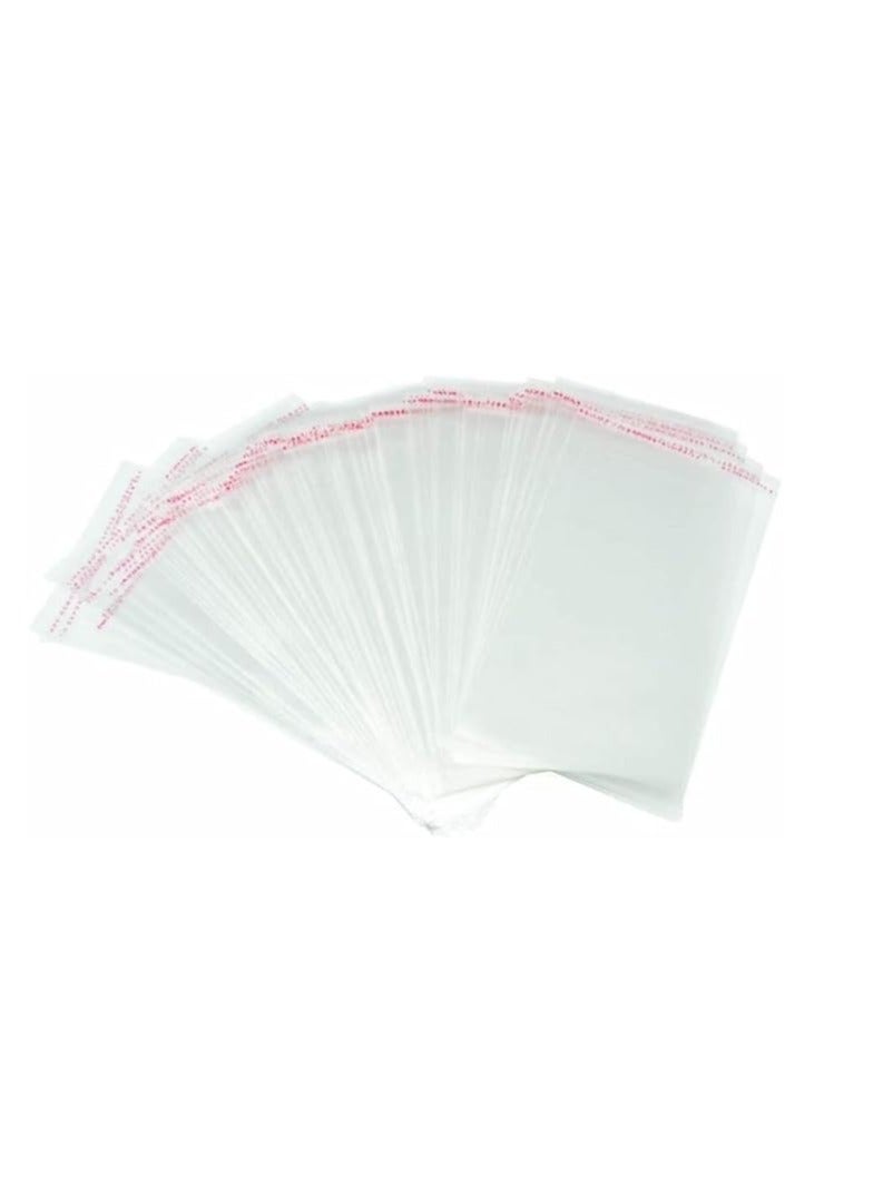 Terabyte Seal Clear Cellophane Resealable Self Adhesive Bags (7 x 11in, 50 Pieces) - Image 1
