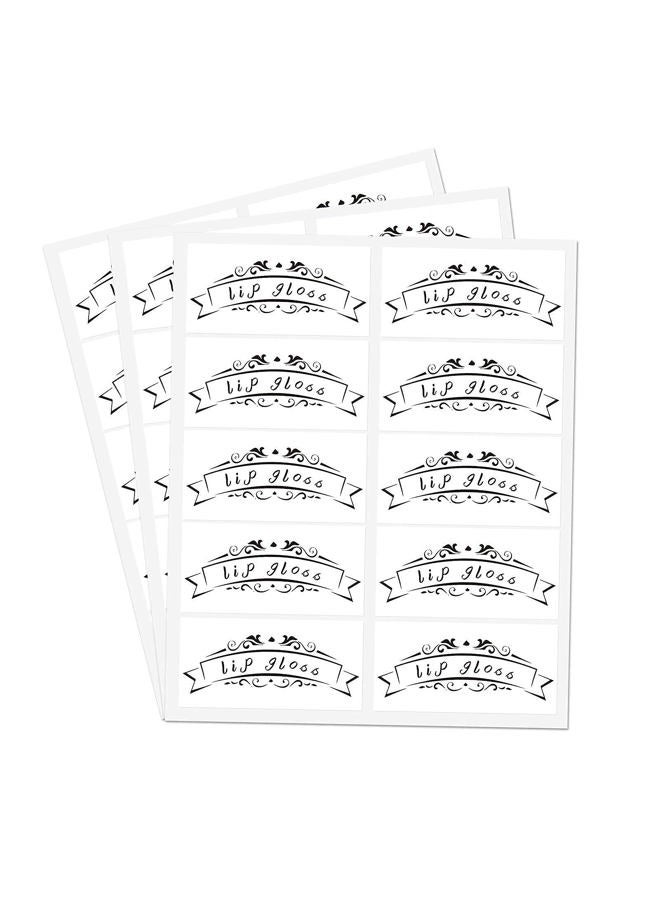 Besttile Lip Gloss Tube Stickers,2x1 Inch Clear Roller Bottles Stickers,Waterproof Label for Personalized DIY Lip Gloss Bottle,200 Pcs Per Pack - Image 3