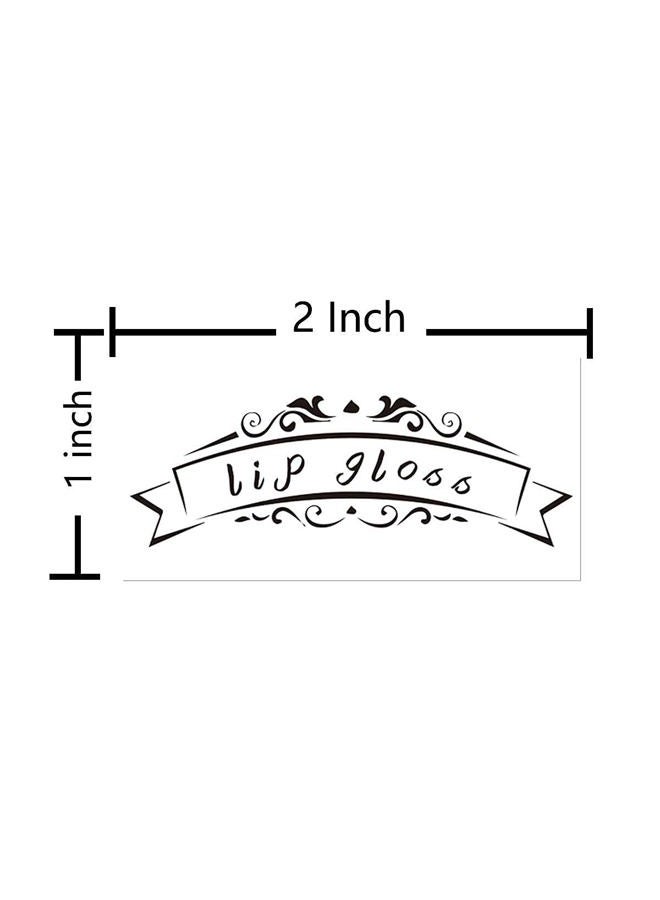 Besttile Lip Gloss Tube Stickers,2x1 Inch Clear Roller Bottles Stickers,Waterproof Label for Personalized DIY Lip Gloss Bottle,200 Pcs Per Pack - Image 4