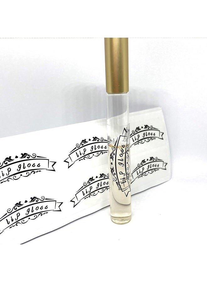 Besttile Lip Gloss Tube Stickers,2x1 Inch Clear Roller Bottles Stickers,Waterproof Label for Personalized DIY Lip Gloss Bottle,200 Pcs Per Pack - Image 5