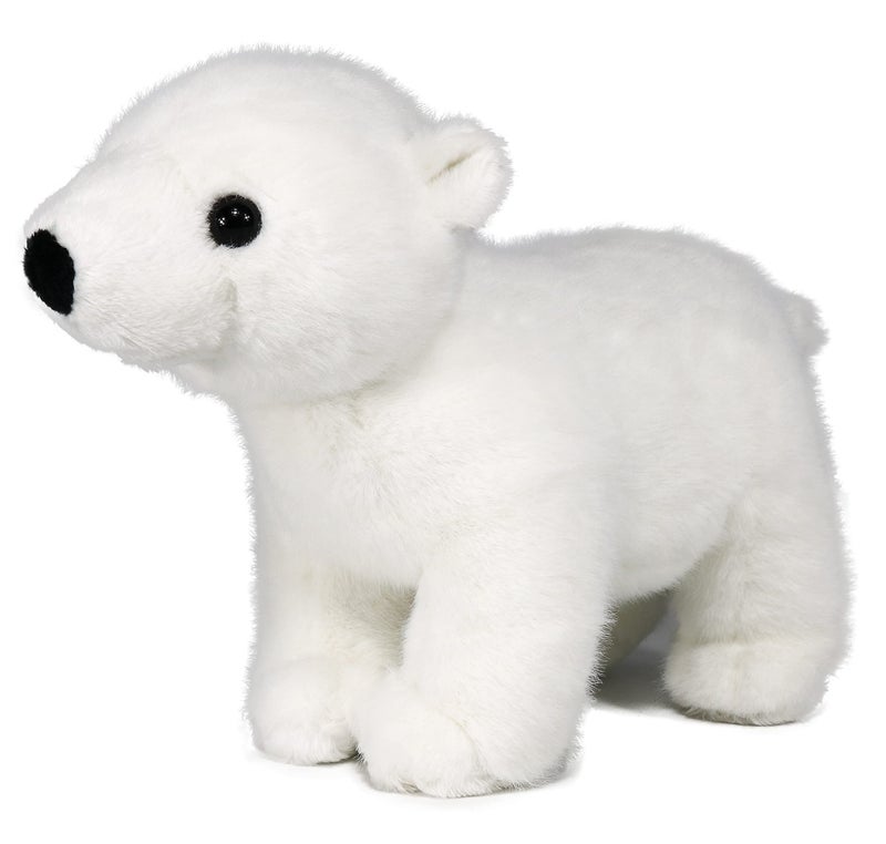 Ice King Bear Lifelike Baby Polar Bear Stuffed Animal Plush Toy 9 Inches Length - Image 3