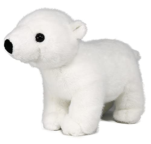 Ice King Bear Lifelike Baby Polar Bear Stuffed Animal Plush Toy 9 Inches Length - Image 1