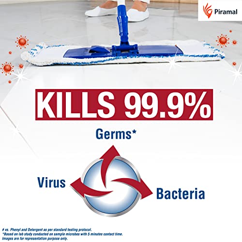 Tri-Activ Double Strong Disinfectant Floor Cleaner | Half Cap Only | 10X Cleaning with 99.9% Germ kill | Citrus Fragrance - Pack of 2 (1000ml x 2 Units) - Image 3