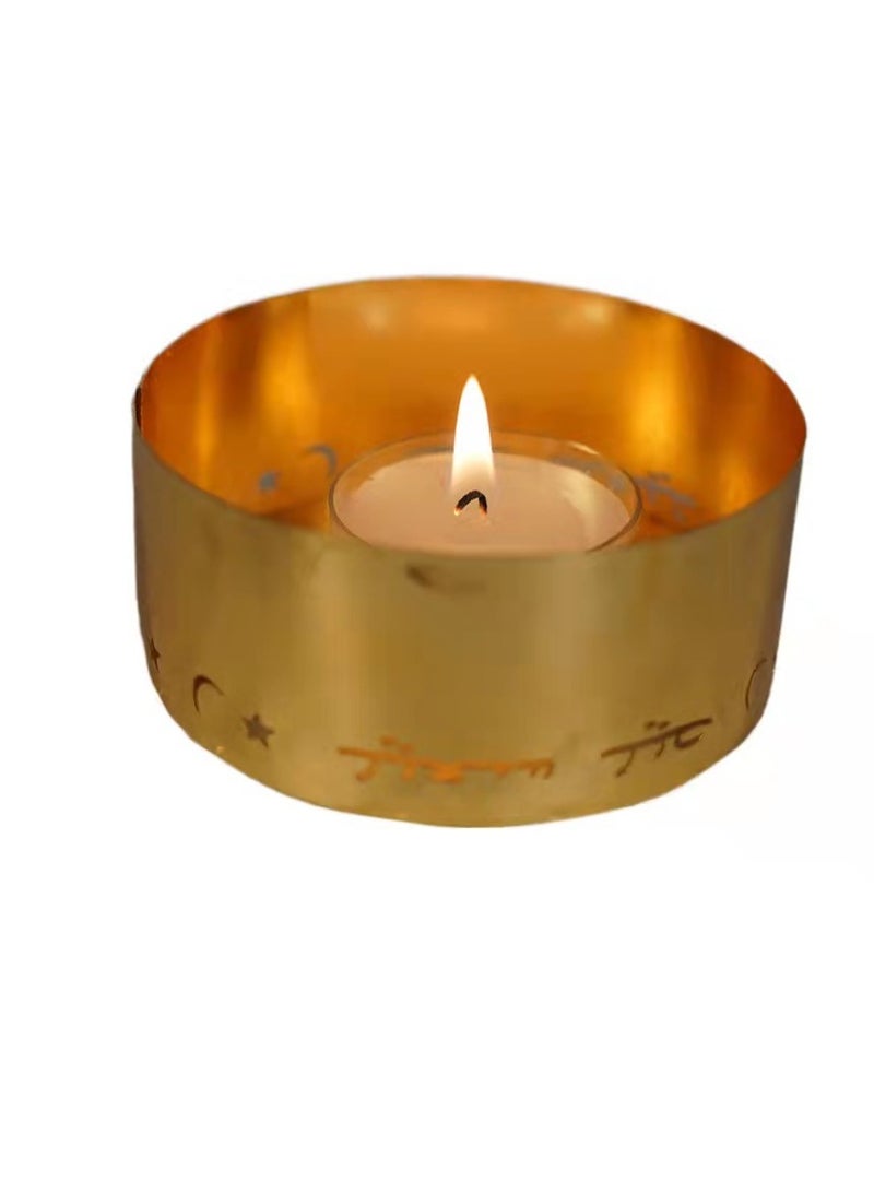 Y&D 4 Pieces Projection Candle Holder Candle Holder Home Decoration Holiday Decoration Ramadan Kareem  - Image 2