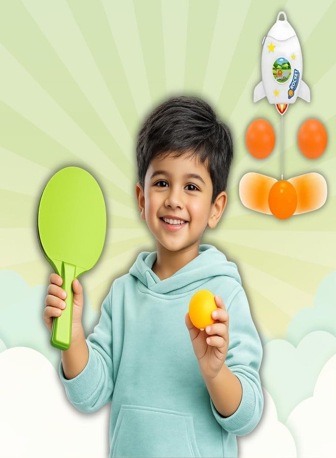 Wishluck Indoor Hanging Table Tennis Set | Fun Game for Kids & Family | Easy-to-Install Ping Pong Set for Home | Indoor Sports Activity for Coordination & Focus - Image 1