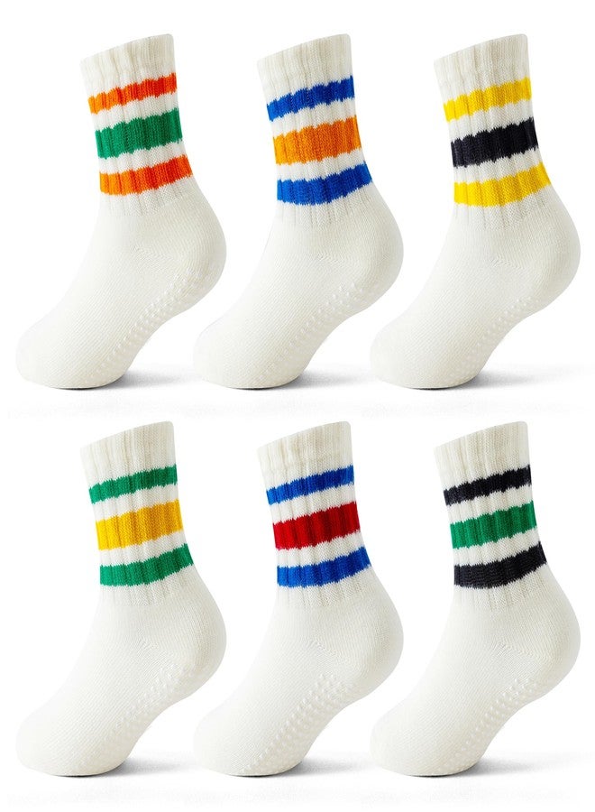 BISOUSOX Baby Boy Socks 0-6-12 Months, Toddler Socks 3T-4T-5T Grippy Non Slip Sock with Grips for Babies Newborn Infant - Image 1