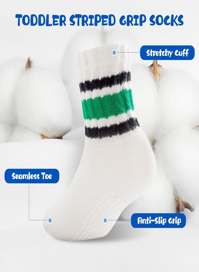 BISOUSOX Baby Boy Socks 0-6-12 Months, Toddler Socks 3T-4T-5T Grippy Non Slip Sock with Grips for Babies Newborn Infant - Image 5