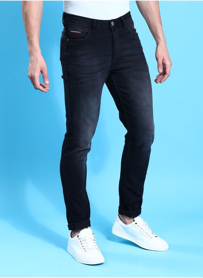 The Indian Garage Co Men Slim Fit Solid Mid-Rise Jeans  - Image 3