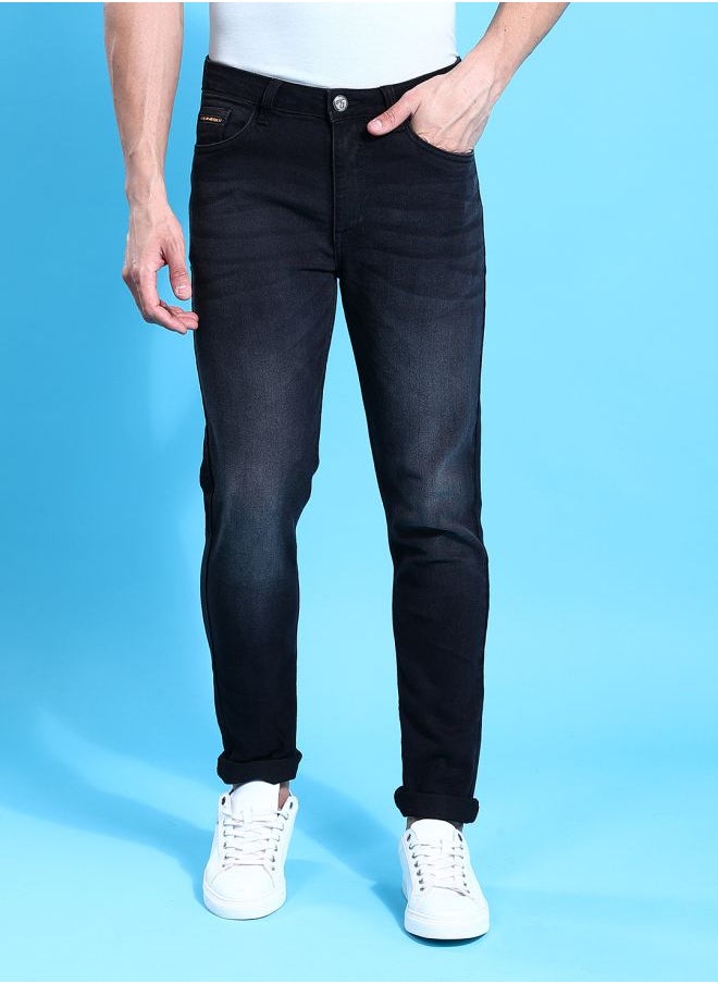 The Indian Garage Co Men Slim Fit Solid Mid-Rise Jeans  - Image 1