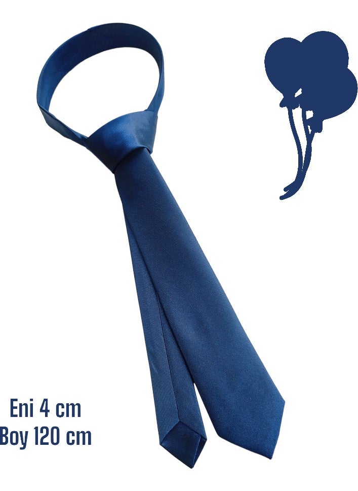 Algitsin OLA Algitsin Children's Tie Navy Blue 1-12 Years  - Image 1