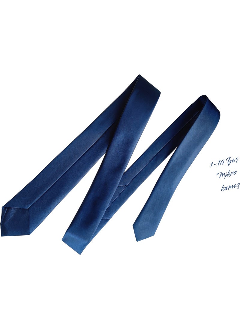 Algitsin OLA Algitsin Children's Tie Navy Blue 1-12 Years  - Image 2