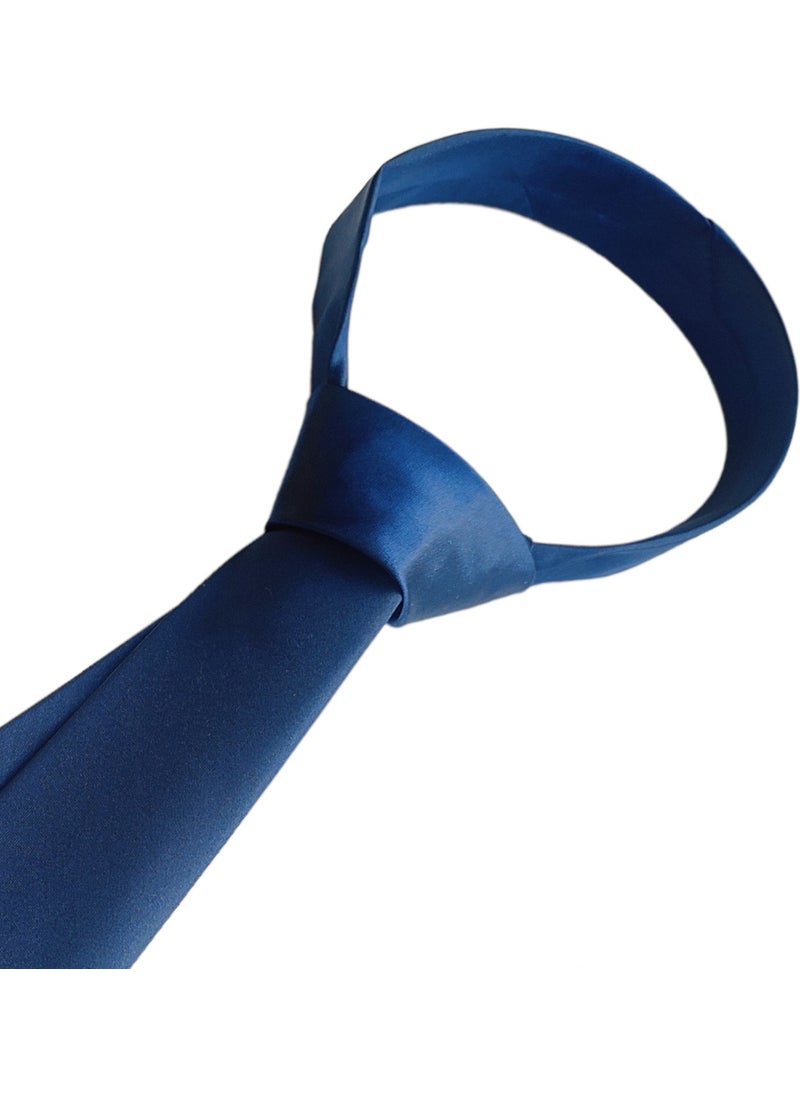 Algitsin OLA Algitsin Children's Tie Navy Blue 1-12 Years  - Image 3