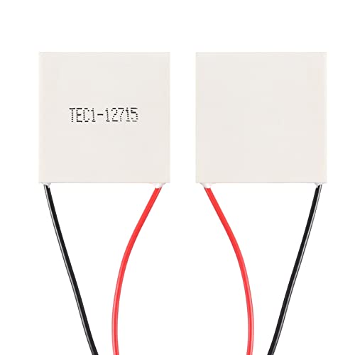 SHUTAO 5Pcs TEC1-12715 Heatsink 108W 12V-15.4V Thermoelectric Cooler 40mmX40mm Cooling Peltier Plate Module for Semiconductor Thermoelectric Heatsink Generation - Image 2