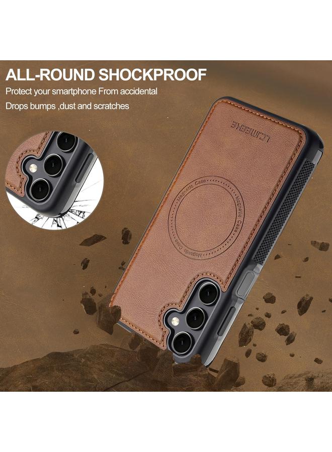 LC.IMEEKE Case For Samsung Galaxy A56 5G L5 Series Detachable RFID Card Bag Magsafe Phone Case - Image 3