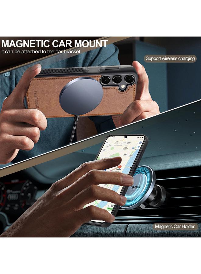 LC.IMEEKE Case For Samsung Galaxy A56 5G L5 Series Detachable RFID Card Bag Magsafe Phone Case - Image 5