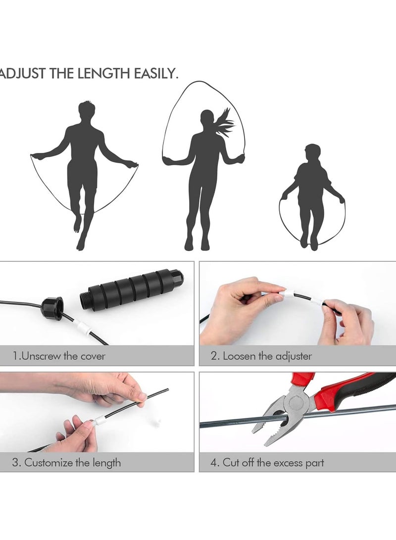 Tangle-Free Rapid Speed Jump Rope Cable with Ball Bearings(3M) - Image 5