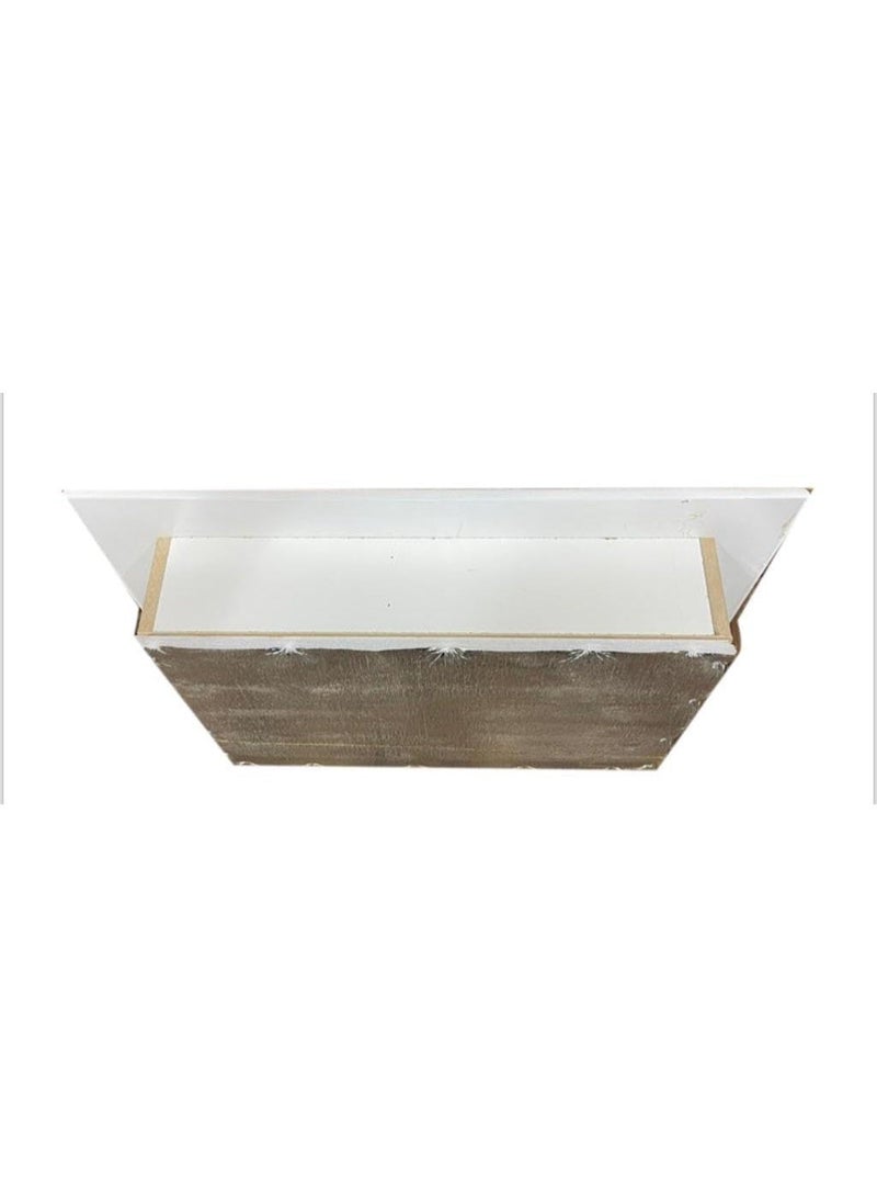 Wooden Air Conditioner Cover, Stylish Window Air Conditioner Cover with Thermal Insulation, 18mm Thick Durable Wooden Structure Air Conditioner Cover - Image 3