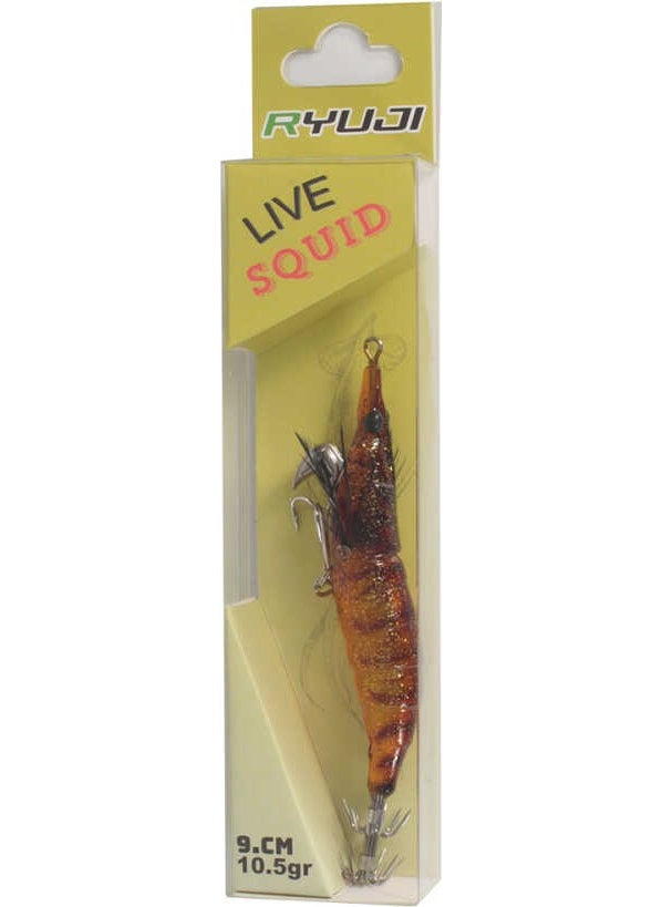 Ryuji - Live Squid 9cm 10.5gr White Glow-Standard - Image 1