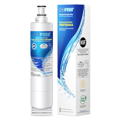 ICEPURE 4396508 Refrigerator Water Filter Compatible with Whirlpool 4396508, 4396510, Filter 5, EDR5RXD1, NL240V, WFL400, LC400V, 4392857, RWF0500A 1PACK - Image 1
