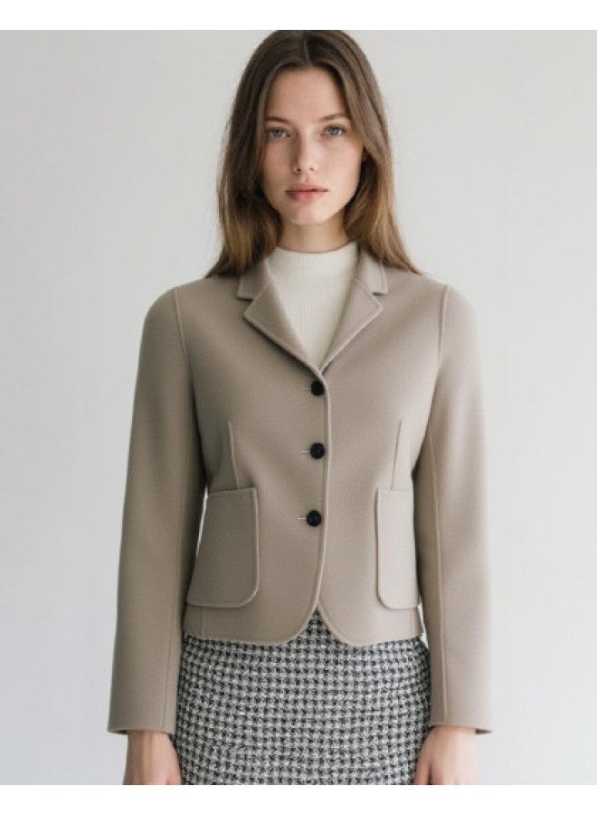 Zara [Solid Color] Women'S Casual Versatile Minimalist Tailored Fashion Lightweight Comfortable Office Solid Color Suit - Image 1