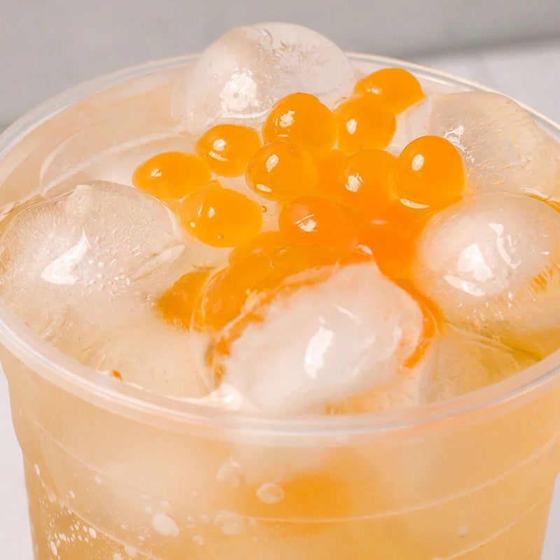 O's Bubble O's Popping Boba Party Kit Passion Fruit Green Tea 3 Cups 240 Gm - Image 3
