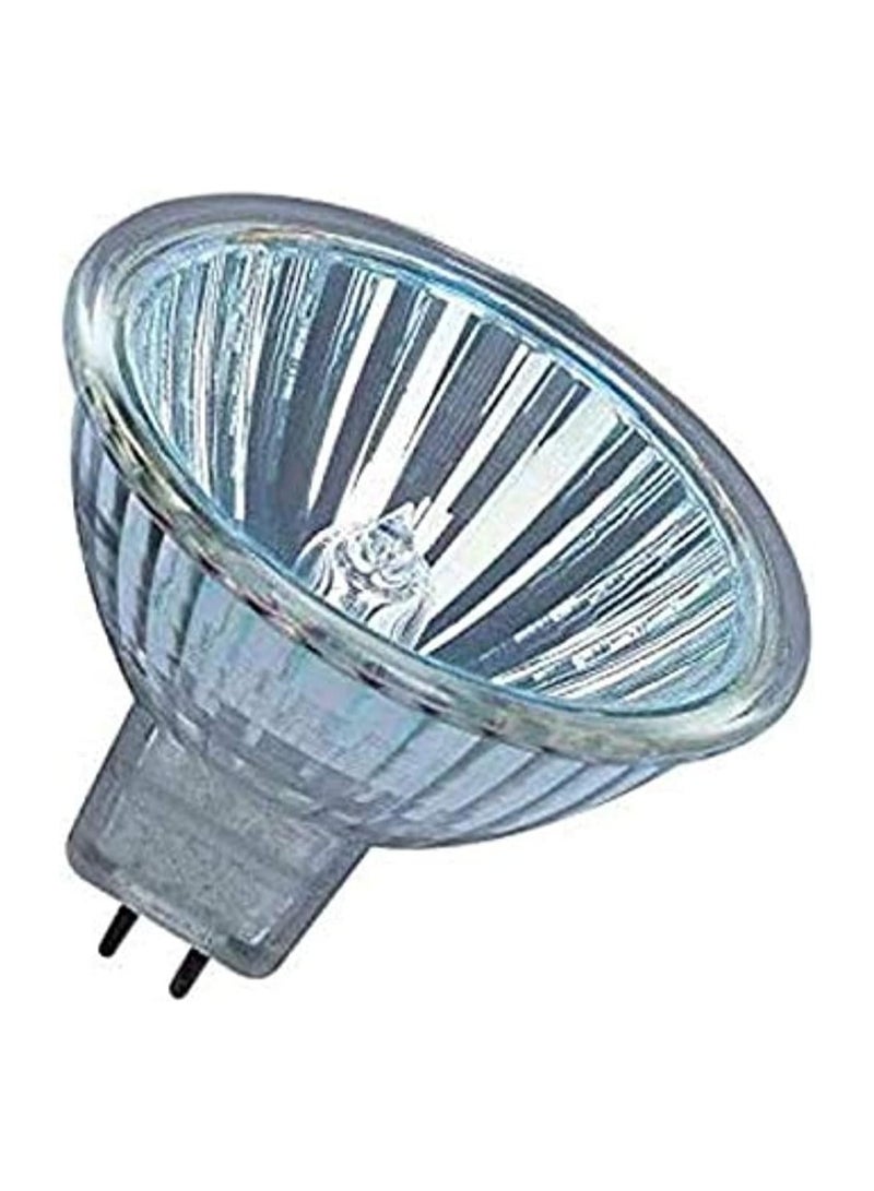 Osram Osram Circular Dimmable Long Lasting Lifespan Illumination Entrance, Kitchen,Restaurents Track & Recessed Halogen Bulb Pack Of 4 12V 50W Mr16 Yellow  - Image 2