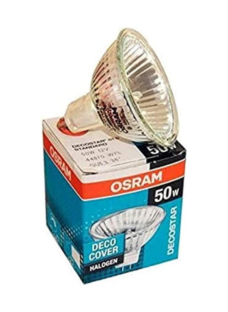 Osram Osram Circular Dimmable Long Lasting Lifespan Illumination Entrance, Kitchen,Restaurents Track & Recessed Halogen Bulb Pack Of 4 12V 50W Mr16 Yellow  - Image 3