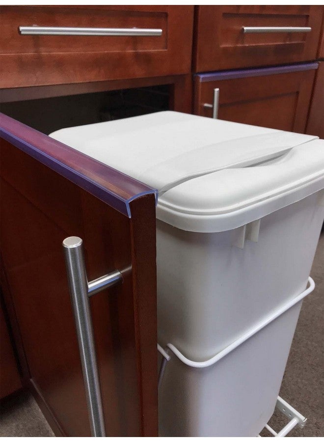 Outwater Industries | 3/4 Inch (.75'') Cabinet Door Protector Edge Guard in Clear | Fits 3/4" Edge | 24 Inch (Pack of 3) - Image 4