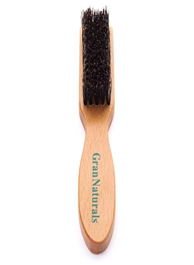 GranNaturals Barber Brush For Fades And Clipper Brush Cleaning Boar Bristle Salon & Barber Accessory For Fades Cut Hair And Blades - Image 3