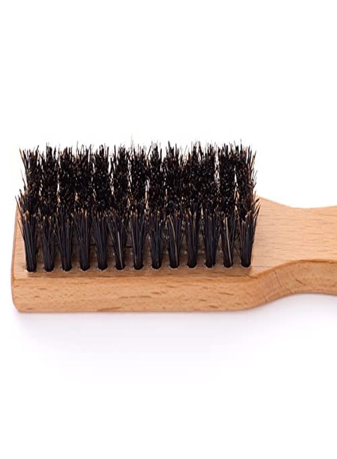 GranNaturals Barber Brush For Fades And Clipper Brush Cleaning Boar Bristle Salon & Barber Accessory For Fades Cut Hair And Blades - Image 4