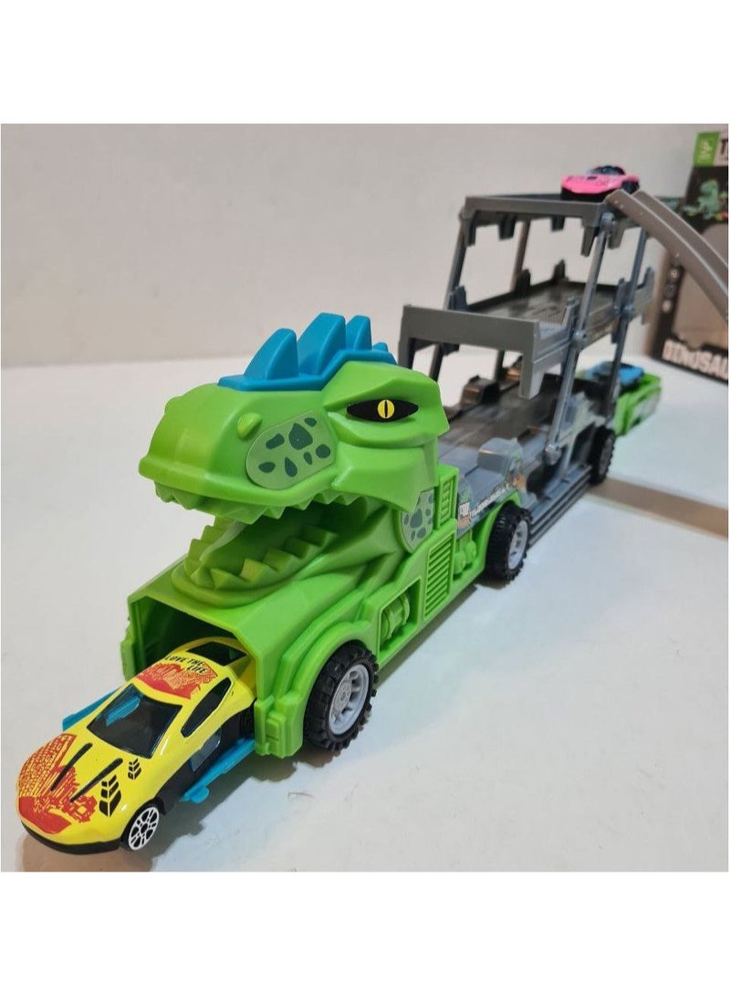 BIG DINOSAUR TRUCK/4SMALL CARS - Image 4