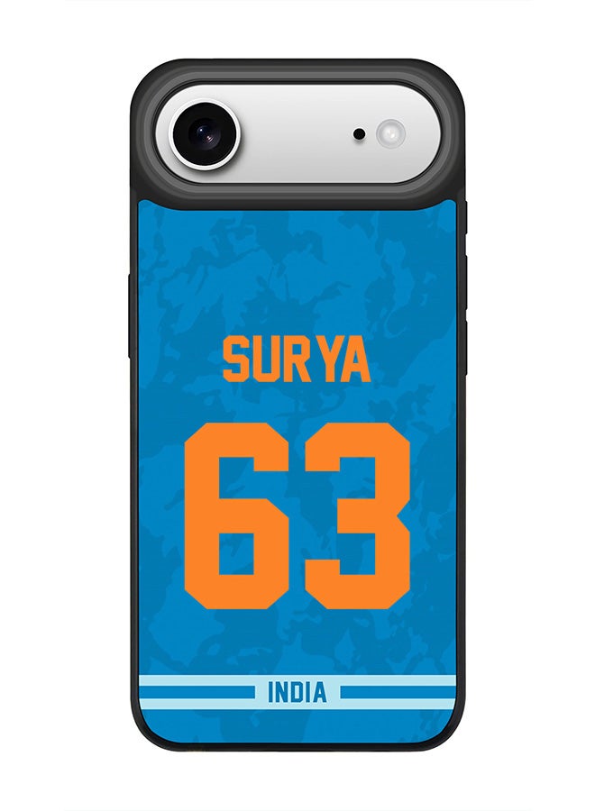 Stylizedd iPhone Air Case, [Compatible with MagSafe] Slim Magnetic cover Phone Case iPhone Air -India Suryakumar Yadav, Jersey No 63 - Image 1