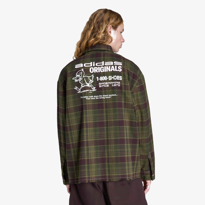 adidas Originals ORIGINALS FLANNEL LONG SLEEVE WORK SHIRT - Image 2