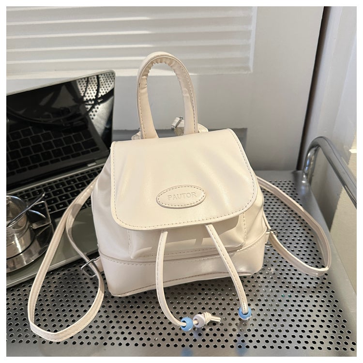 2023 New Retro Cute Denim Girl Backpack Ins Student Small Backpack Niche Schoolbag Travel Bag - Image 1