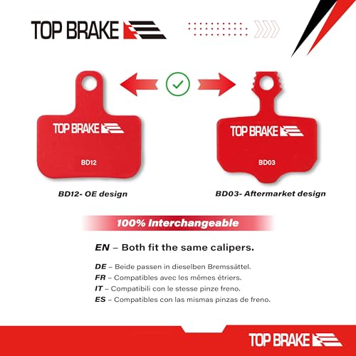 Top Brake Disc Bike Brake Pads for Sram Level T,TL, Level Ultimate B1, Avid Elixir 1 3 5 7 9 R ER CR Mag Sram XX,X0,XXWC DB1,3,5 - Image 2