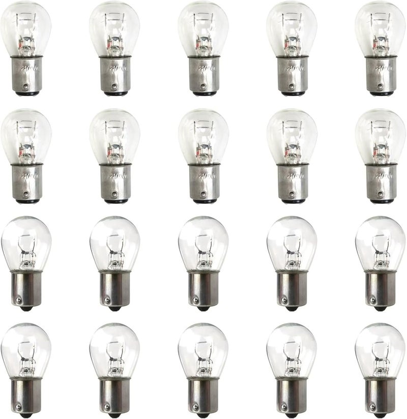 XSPANDER 20x 1156 + 1157 12v Car Tail Signal Brake Light Bulbs 3157 Car Reverse Light Turn Signal Lamp - Image 1