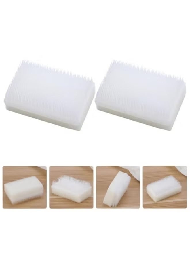 2 Pack Sensory Brushing Therapy Brushes, Adult & Newborn, White, for Deep Pressure & Soothing - Image 5