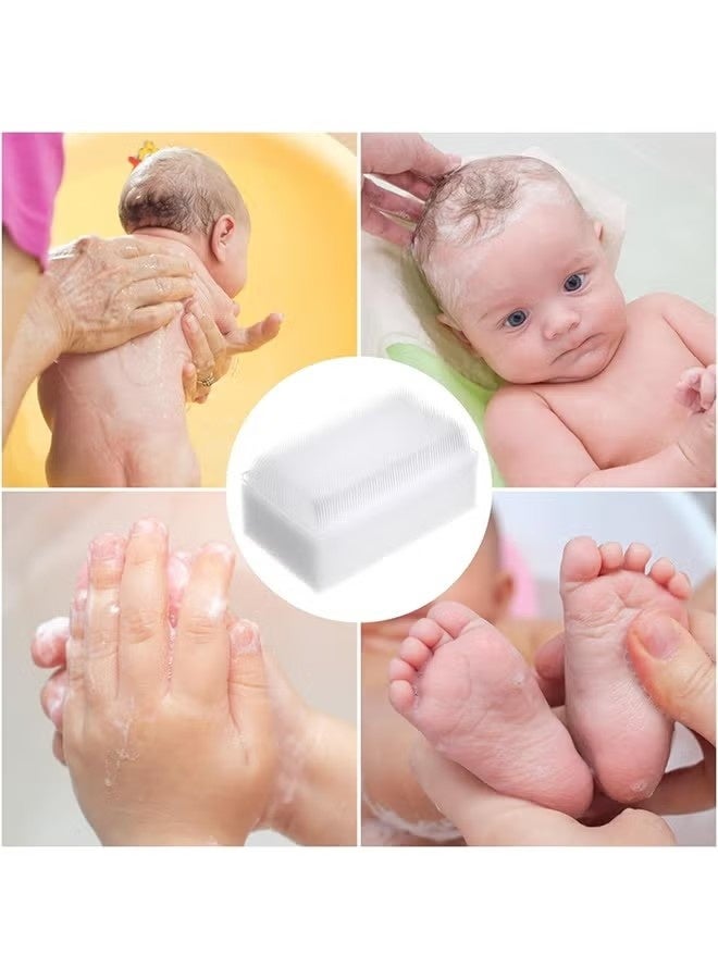 2 Pack Sensory Brushing Therapy Brushes, Adult & Newborn, White, for Deep Pressure & Soothing - Image 2