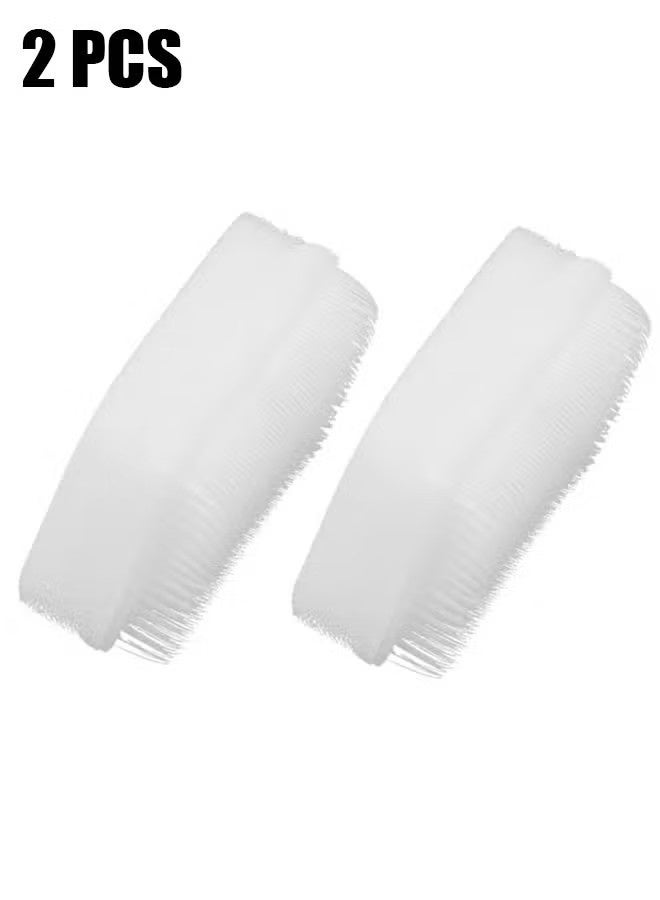 2 Pack Sensory Brushing Therapy Brushes, Adult & Newborn, White, for Deep Pressure & Soothing - Image 1